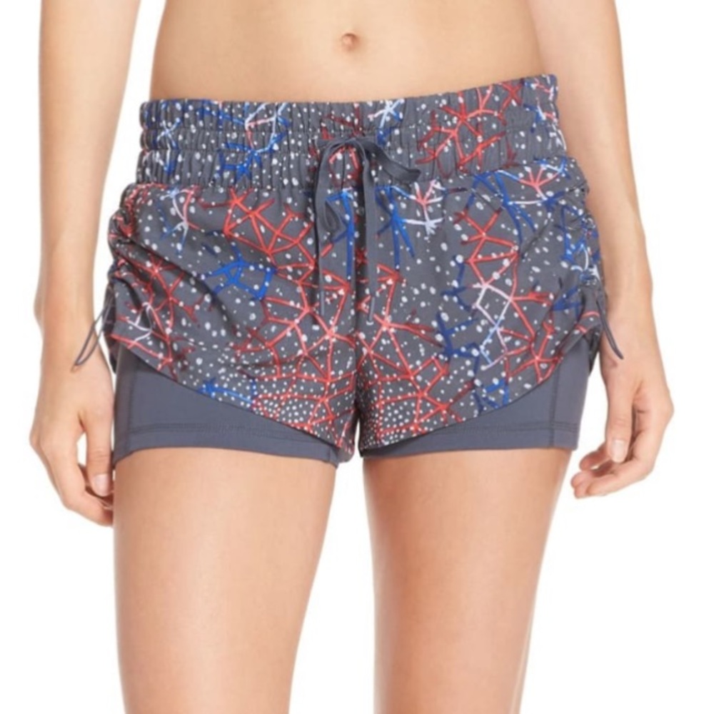 Zella 'Twice as Nice' Layered Shorts